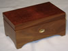 Sweet Walnut and Redwood Burl 50 Note Music Box